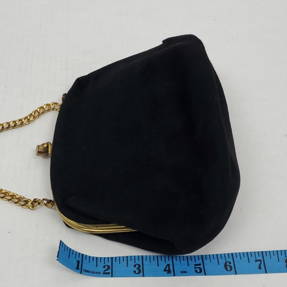 Vintage Coblentz bag velvet metal detail purse - Picture 8 of 10